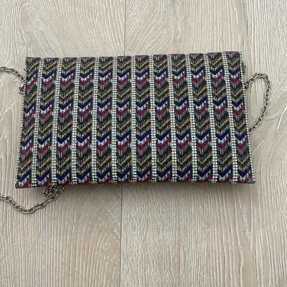 Nordstrom multicolor rhinestone party clutch - Picture 6 of 6